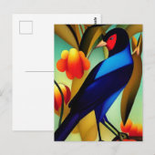 Postale Carte d'art de la nature (Devant / Derrière)