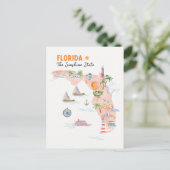 Postale Carte d'art de l'état de Floride (Debout devant)