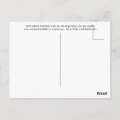 Postale Carte d'art de San Diego Artists -Julie Ann Strick (Dos)