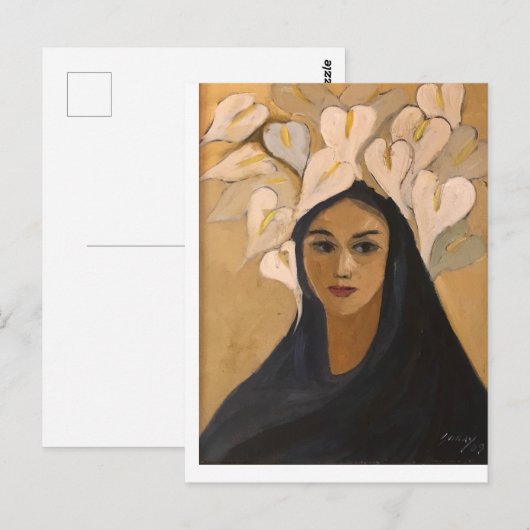 Postale Carte d'art hondurienne (Devant / Derrière)