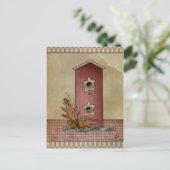 Postale Carte d'art primitive (Debout devant)