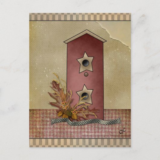 Postale Carte d'art primitive (Devant)