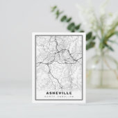 Postale Carte d'Asheville (Debout devant)