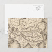 Postale Carte d'Asie 2 (Devant / Derrière)