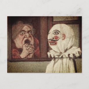 Postale Carte d'attention Halloween vintage