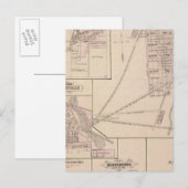 Postale Carte d'Auburn, De Kalb Co (Devant / Derrière)