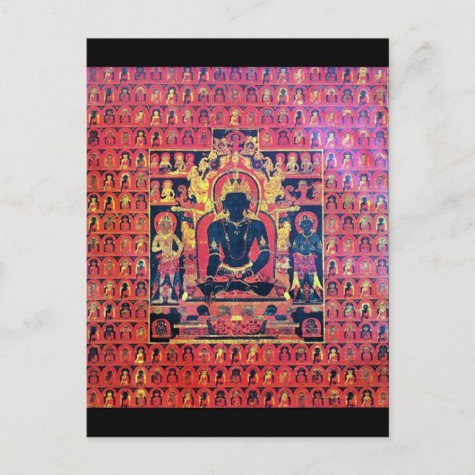 Postale Carte d'autar bouddha Akshobya (Devant)
