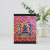 Postale Carte d'autel du Bouddha Akshobya (Debout devant)