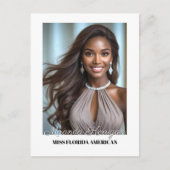 Postale Carte d'autographe de concours à bordure blanche M (Devant)