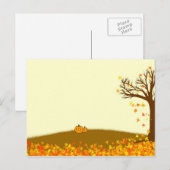 Postale Carte d'automne (Devant / Derrière)