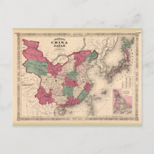 Postale Carte de 1868 - Chine de Johnson et Japon