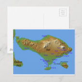 Postale Carte de Bali Holliday (Devant / Derrière)