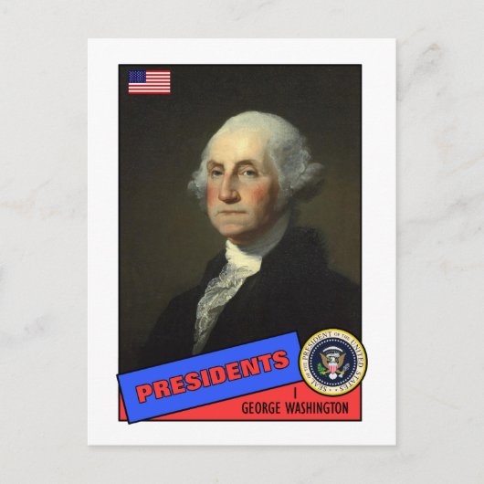 Postale Carte de base-ball George Washington (Devant)