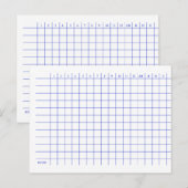 Postale Carte de base-ball Score. (Devant / Derrière)