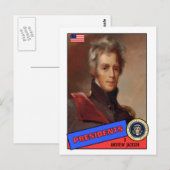 Postale Carte de baseball Andrew Jackson (Devant / Derrière)
