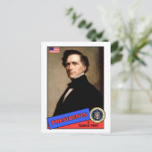 Postale Carte de baseball de Franklin Pierce (Debout devant)