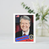 Postale Carte de baseball Jimmy Carter (Debout devant)