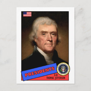 Postale Carte de baseball Thomas Jefferson