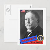 Postale Carte de baseball William Howard Taft (Devant / Derrière)