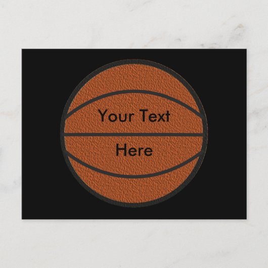 Postale Carte de basket-ball (Devant)
