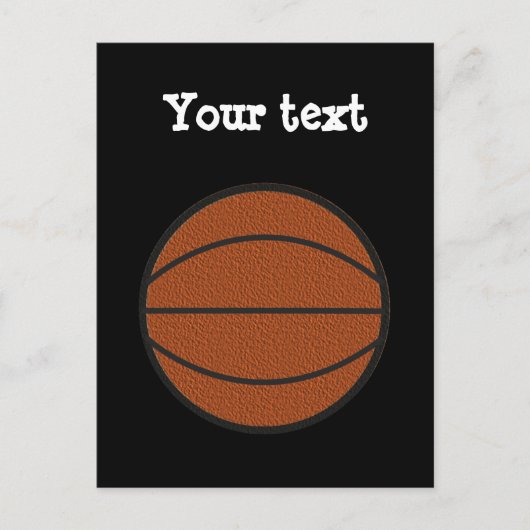 Postale Carte de basket-ball (Devant)