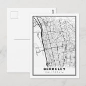 Postale Carte de Berkeley (Devant / Derrière)