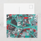 Postale Carte de Berlin, Allemagne (Devant / Derrière)