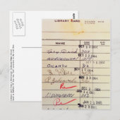 Postale Carte de bibliothèque 23322 (Devant / Derrière)