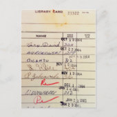 Postale Carte de bibliothèque 23322 (Devant)