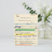 Postale Carte de bibliothèque 3503 explorant la lune (Debout devant)