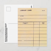 Postale Carte de bibliothèque BSS 28 (Devant / Derrière)
