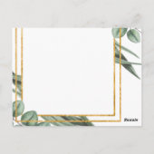 Postale Carte de bingo de douche bébé ours en peluche de l (Dos)