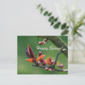 Postale Carte de Bon Printemps (Debout devant)