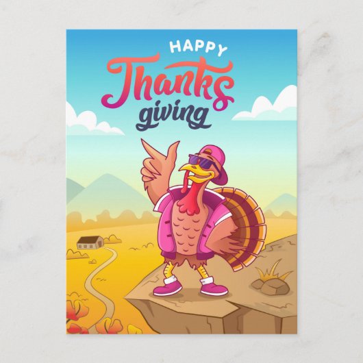 Postale Carte de Bonne Action de Grâce (Devant)