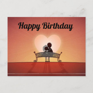 Postale Carte de bonne anniversaire 