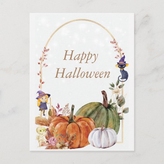 Postale Carte de Bonne Halloween (Devant)