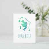 Postale Carte de Bora Bora (Debout devant)