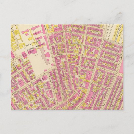 Postale Carte de Boston 20 (Devant)