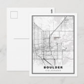 Postale Carte de Boulder (Devant / Derrière)