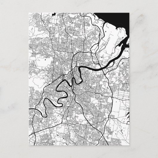 Postale Carte de Brisbane Australie (Devant)