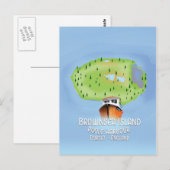 Postale Carte de Brownsea Island, Poole, dorset, Angleterr (Devant / Derrière)