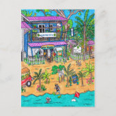 Postale Carte de bureau du parc marin (Devant)