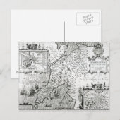 Postale Carte de Caernarvon, 1616 (Devant / Derrière)
