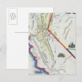 Postale Carte de Californie (Devant / Derrière)