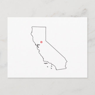 Postale Carte de Californie