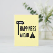 Postale Carte de camping cool (Debout devant)