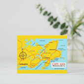 Postale Carte de Cape Ann Massachusetts (Debout devant)