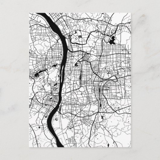 Postale Carte de Changsha Chine (Devant)