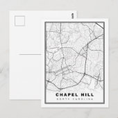 Postale Carte de Chapel Hill (Devant / Derrière)