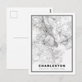 Postale Carte de Charleston (Devant / Derrière)
